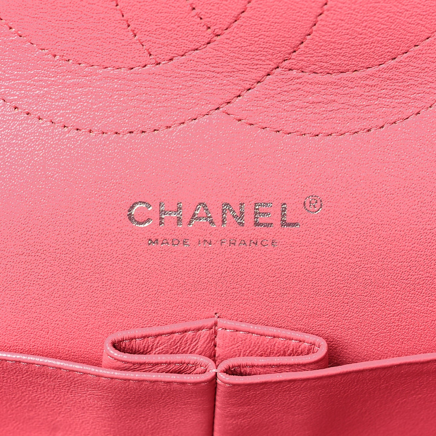 Lambskin Quilted Jumbo Double Flap Pink