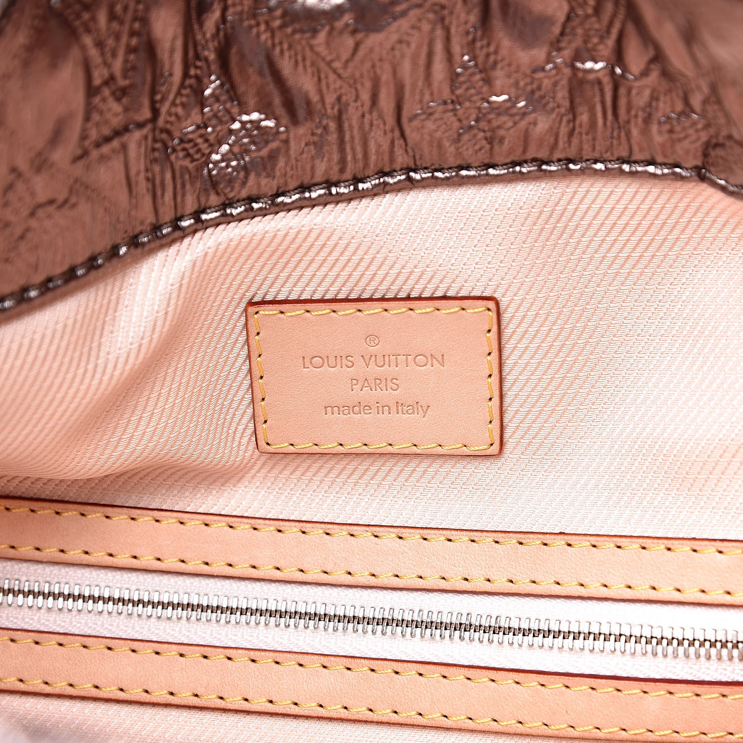 Louis Vuitton Jacquard Quilted Monogram Limelight Clutch MM Rose Gold 6 of 10