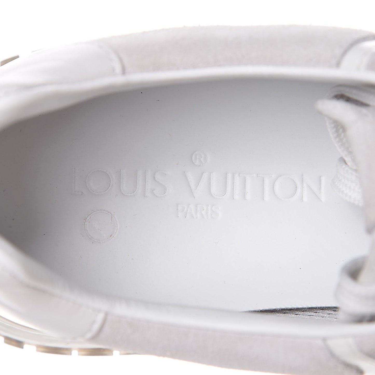 Epi Suede Run Away Sneakers 37.5 White