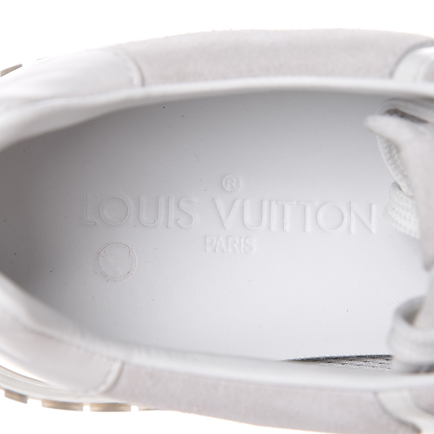 Louis Vuitton Epi Suede Run Away Sneakers 37.5 White 7 of 8