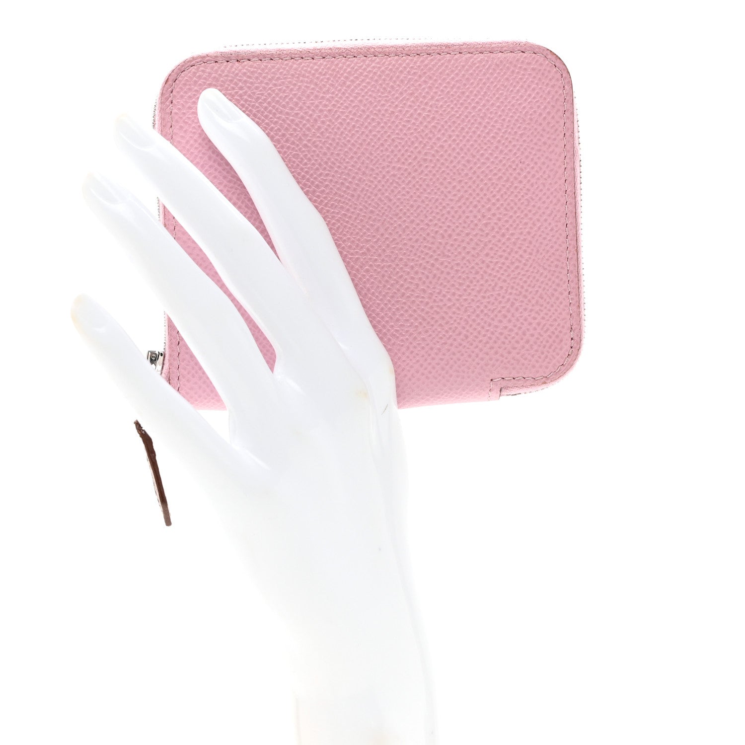 Hermes Epsom Silk'In Compact Wallet Mauve Sylvestre 2 of 7