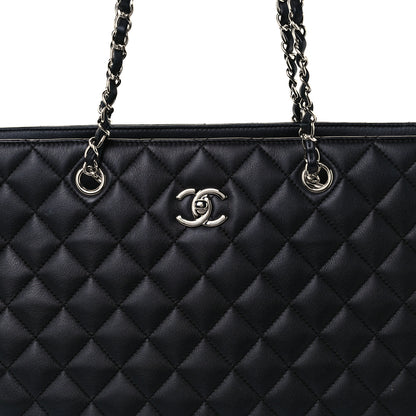 Chanel Calfskin Quilted Large Classic Shopping Tote Black 8 of 11