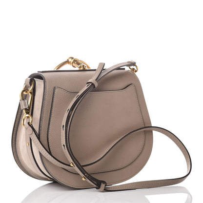 Chloe Calfskin Suede Medium Nile Bracelet Bag Motty Grey 3 of 9