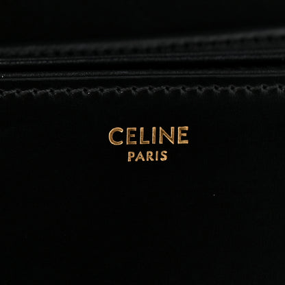 Celine Shiny Calfskin Medium Triomphe Black 8 of 11