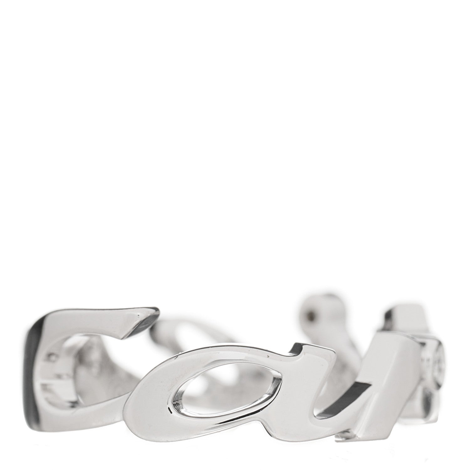 Cartier 18K White Gold Diamond Signature Ring 47 4 2 of 7