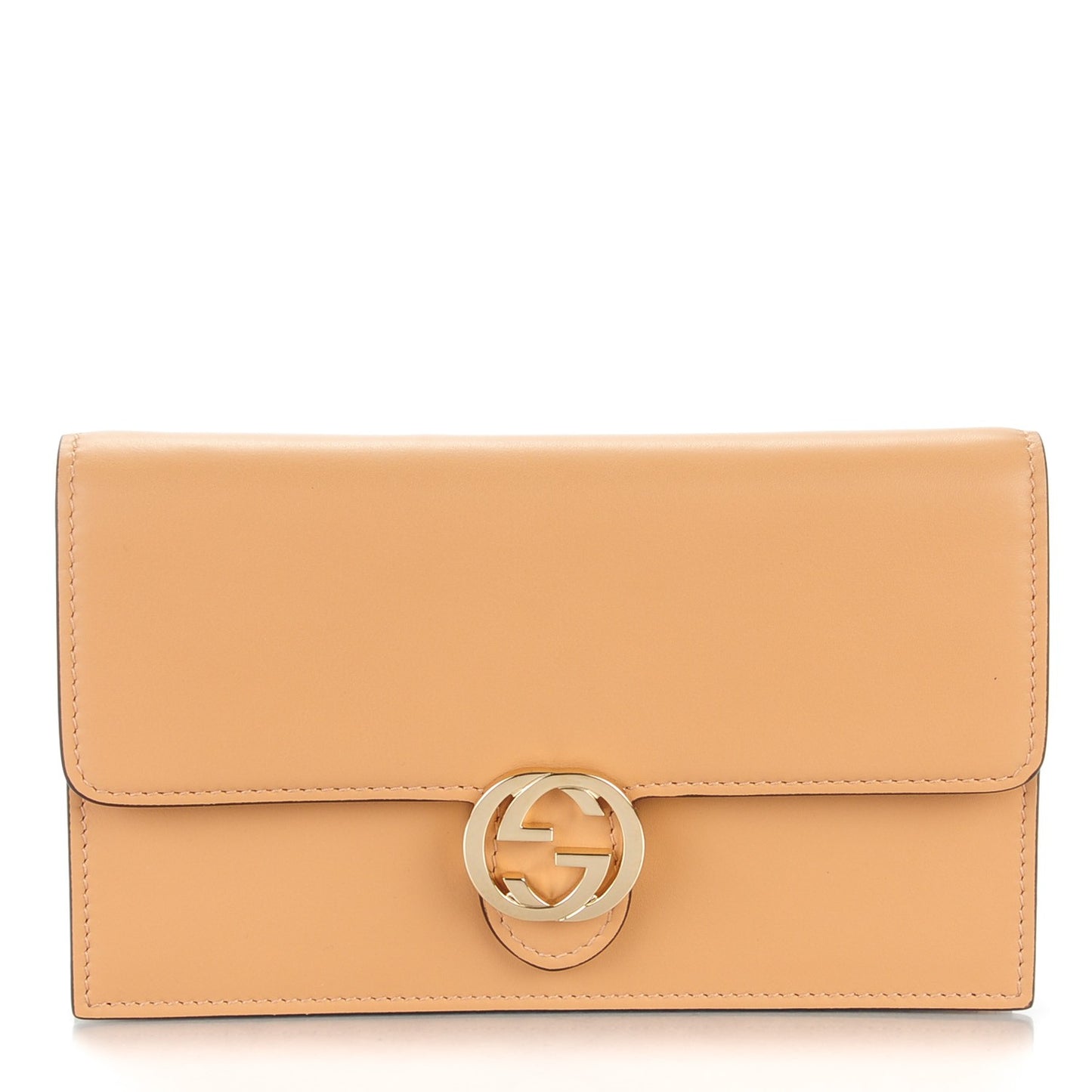 Calfskin Icon Wallet Camelia