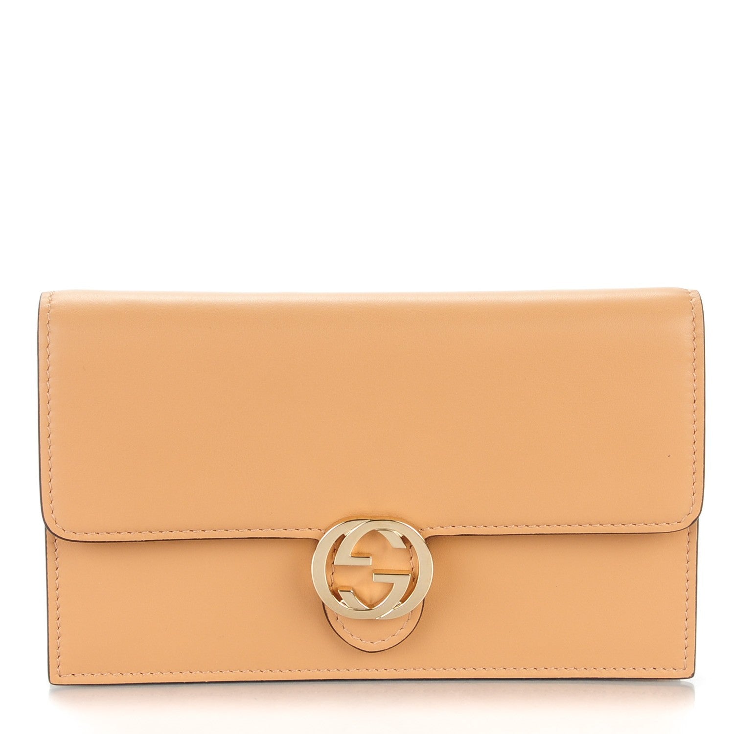 Gucci Calfskin Icon Wallet Camelia 1 of 7