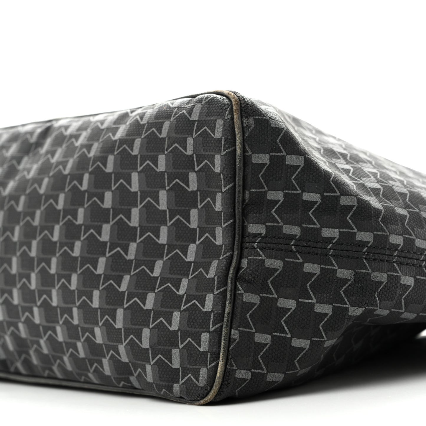 Calfskin Canvas 1920 M Monogram MM Tote  Black