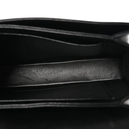 The Row Polished Saddle Calfskin Sofia 8.75 Shoulder Bag Black 5 of 9