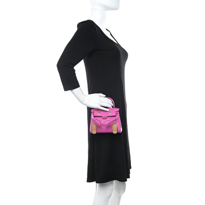Hermes Swift Quelle Idole Kelly Doll Handbag Magnolia Biscuit 3 of 11