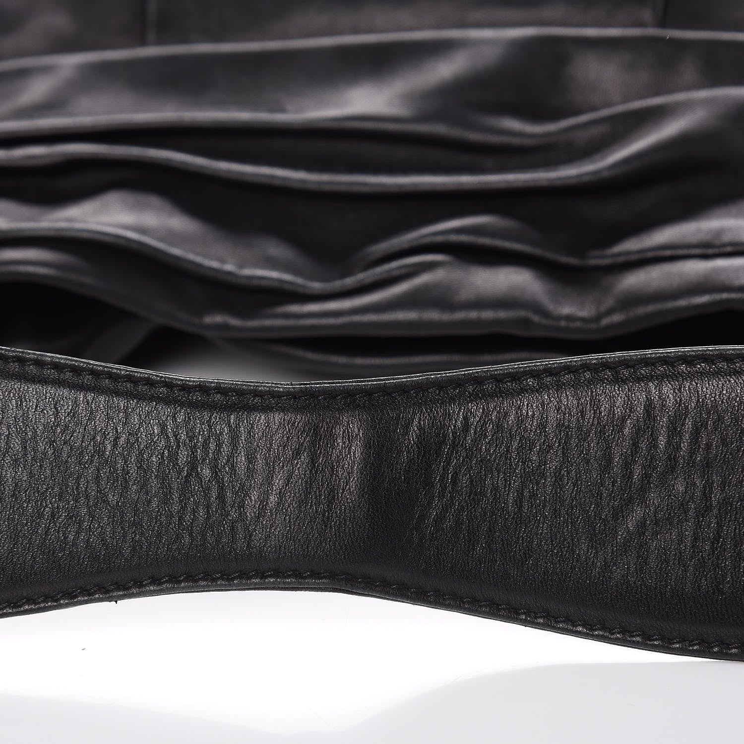 Prada Nappa Frills Shoulder Bag Black 13 of 16