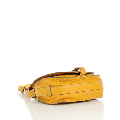 Chloe Calfskin Medium Marcie Round Crossbody Bag Curry Yellow 4 of 9