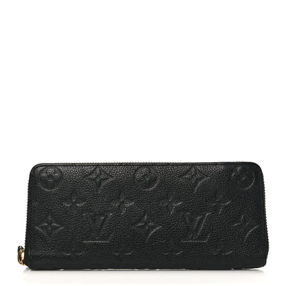 Louis Vuitton Empreinte Clemence Wallet Black 1 of 7