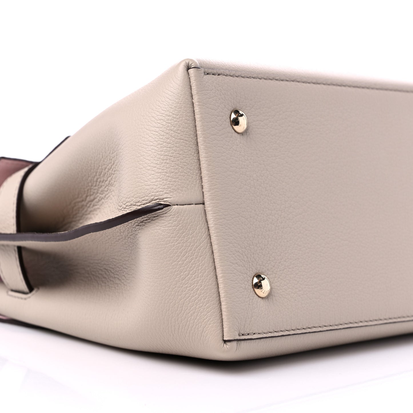 Soft Calfskin Lockme Ever MM Greige