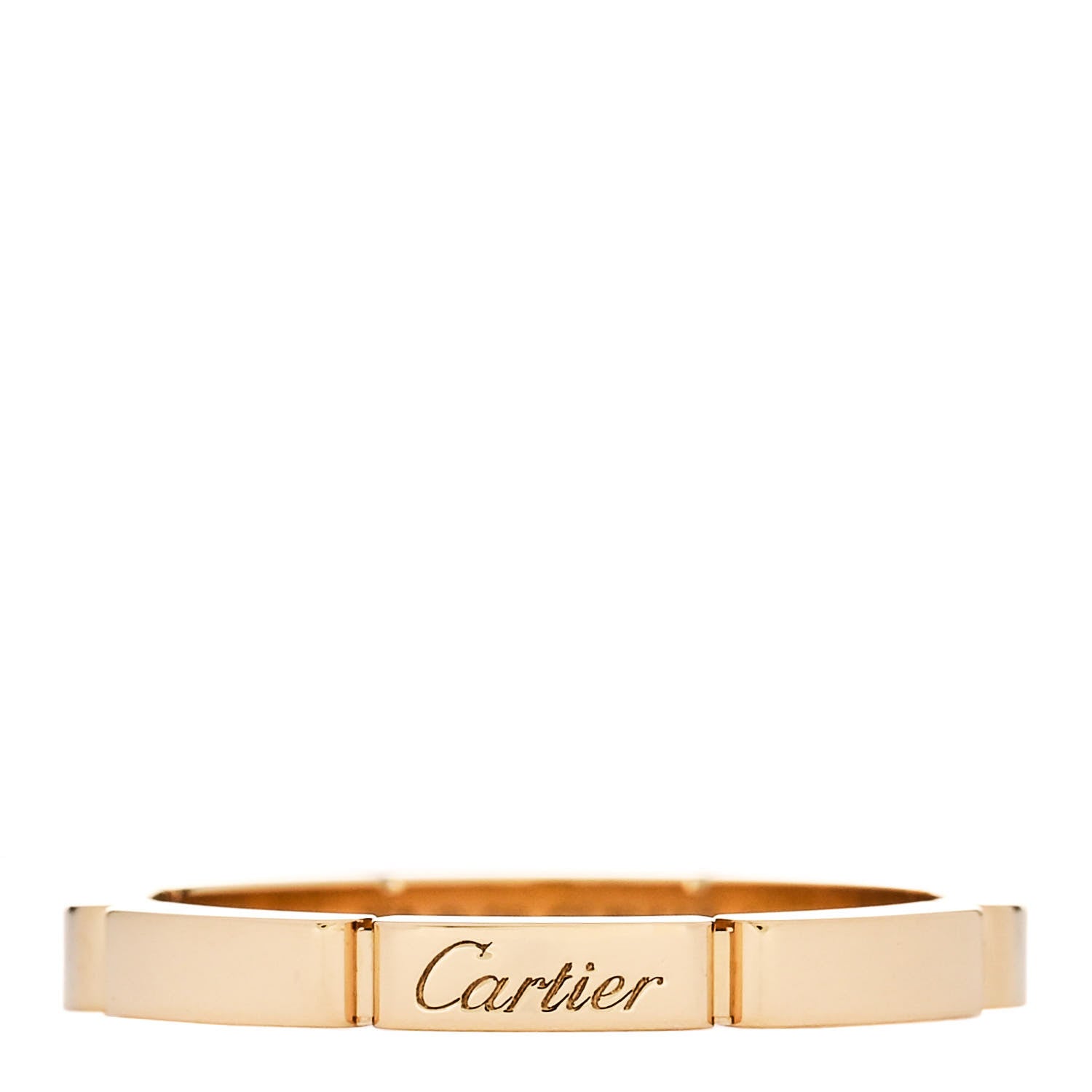 Cartier 18K Yellow Gold 2.5mm Maillon Panthere Wedding Band Ring 60 9.25 1 of 4