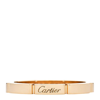 Cartier 18K Yellow Gold 2.5mm Maillon Panthere Wedding Band Ring 60 9.25 1 of 4