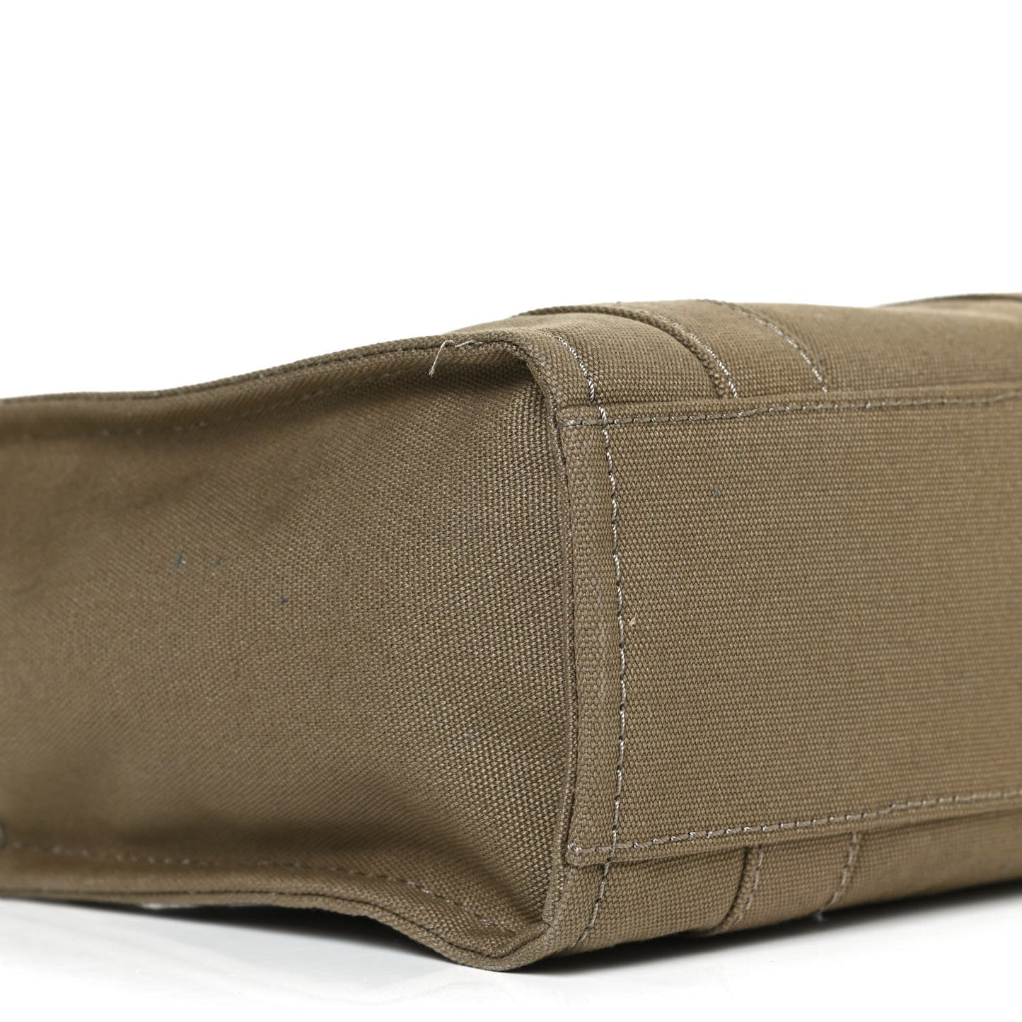 Cotton Canvas Mini The Traveler Tote Bag Slate Green