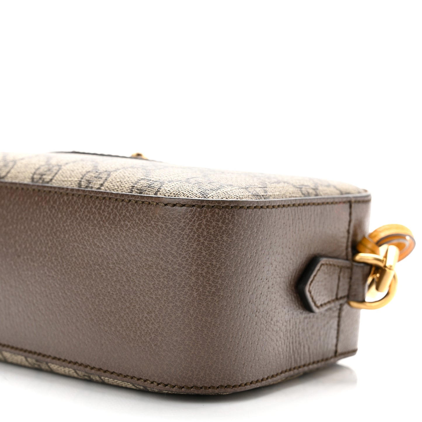 GG Supreme Monogram Web Neo Vintage Shoulder Bag Beige New Acero Crop
