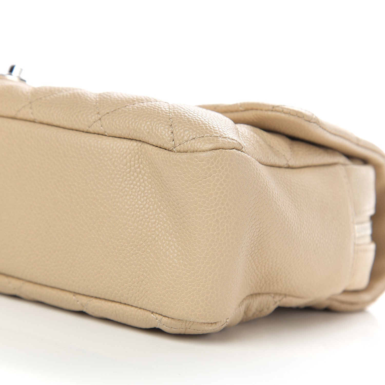 Chanel Caviar Quilted Jumbo Easy Flap Beige 8 of 10