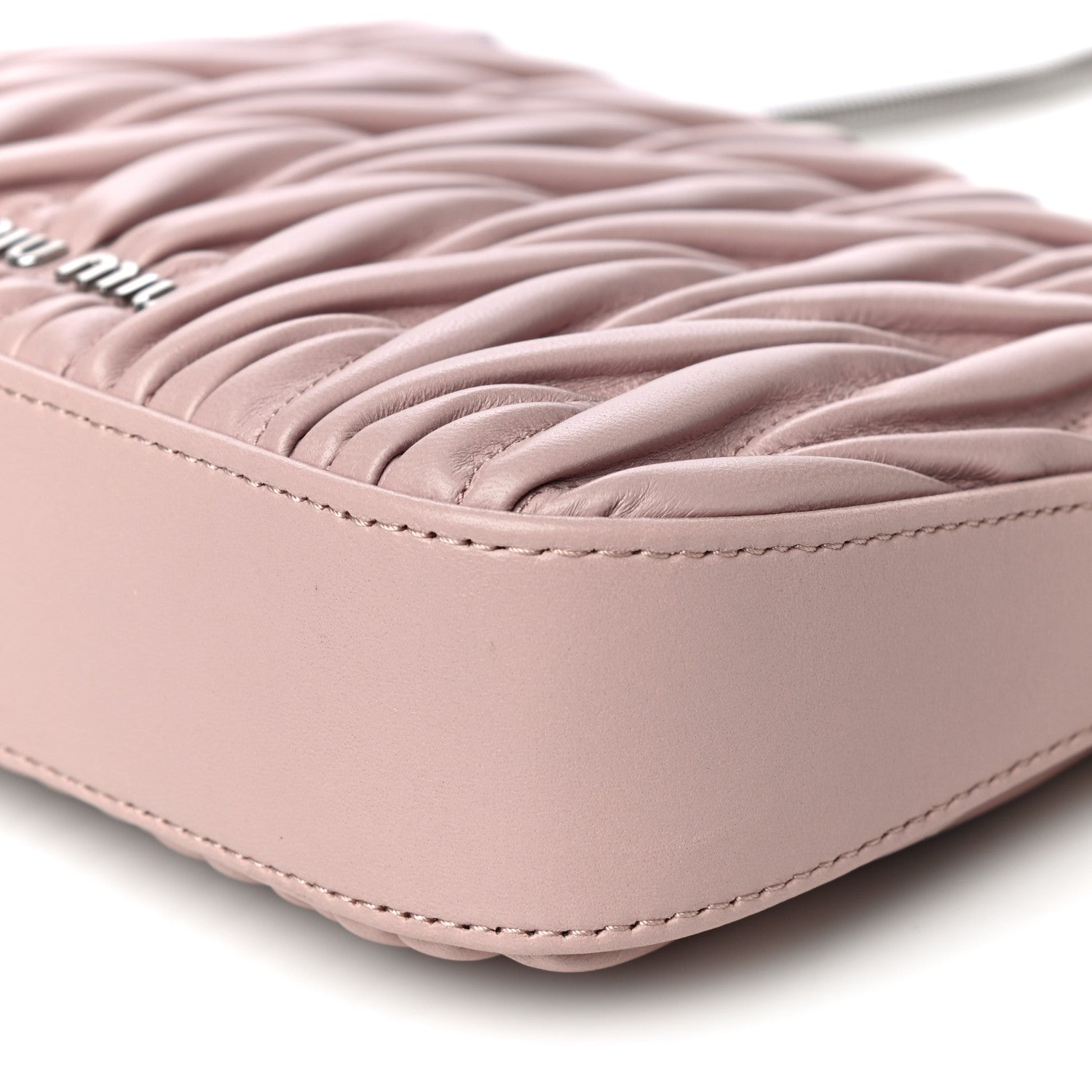 Miu Miu Nappa Matelasse Sassy Handbag Opale 7 of 14