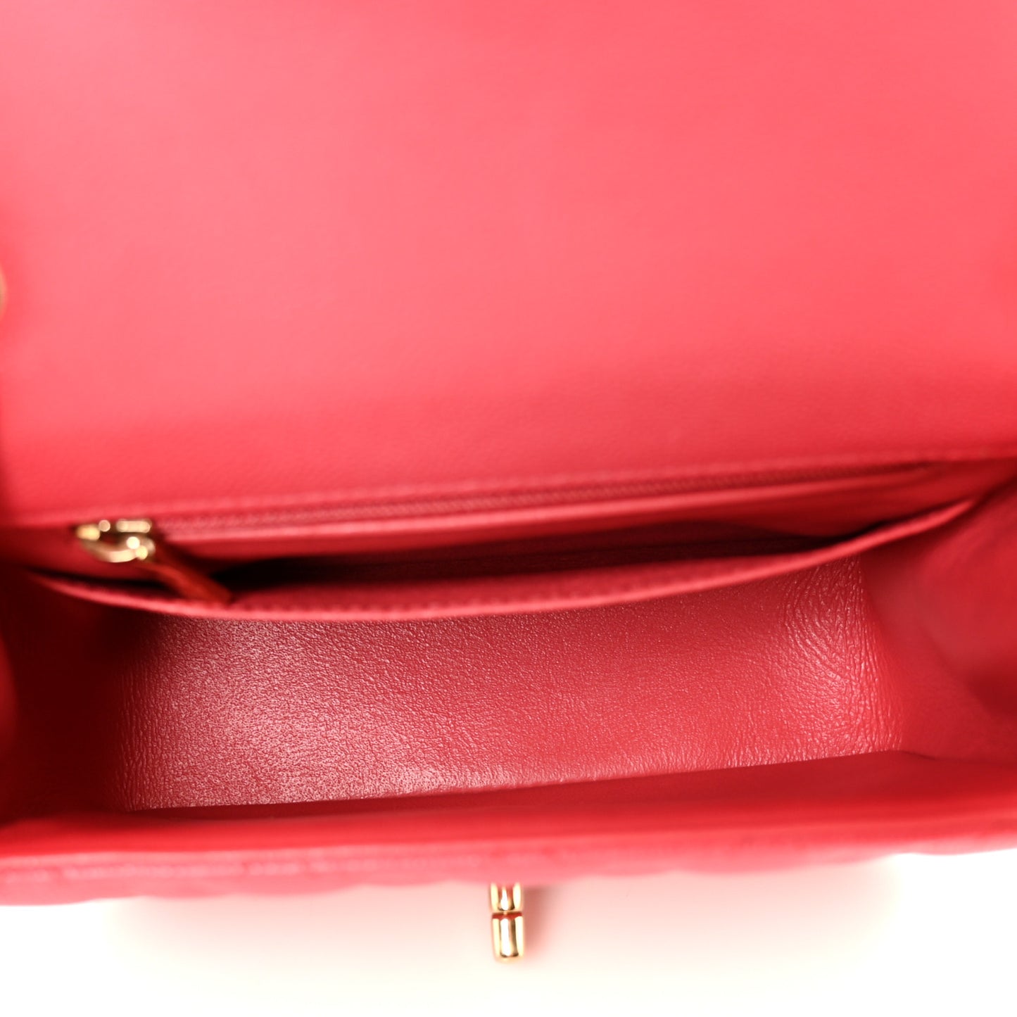Caviar Quilted Mini Square Flap Pink