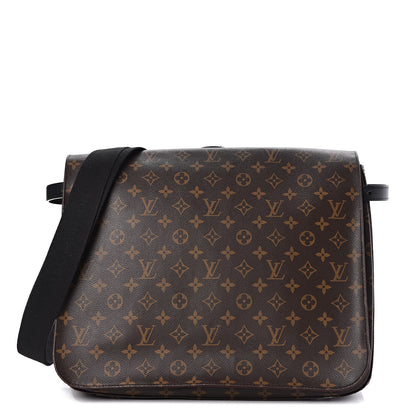 Louis Vuitton Monogram Macassar Drake Messenger 1 of 13