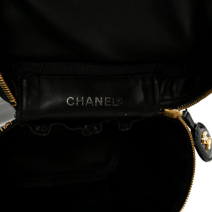 Chanel Patent Timeless Vanity Cosmetic Case Black 6 of 9