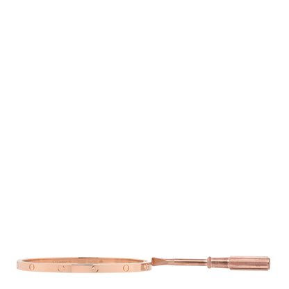 Cartier 18K Pink Gold Small LOVE Bracelet 16 6 of 7