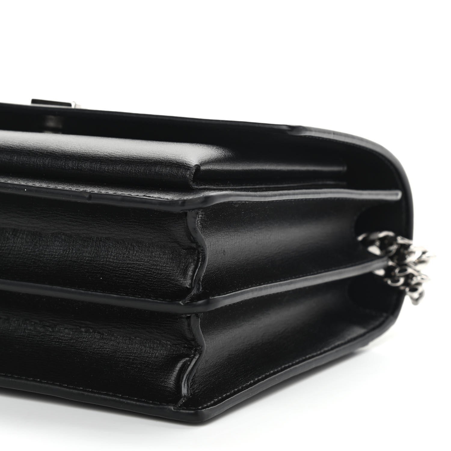Saint Laurent Calfskin Medium Monogram Sunset Black 11 of 11