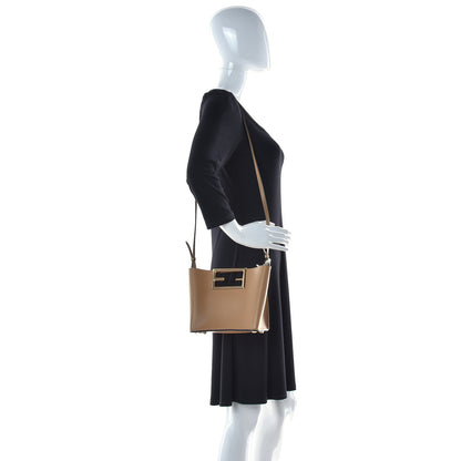 Fendi Vitello King Small Fendi Way Tote Miele Scuro 2 of 12