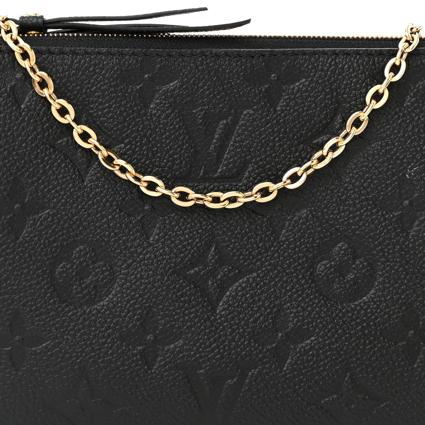 Empreinte Double Zip Pochette Black