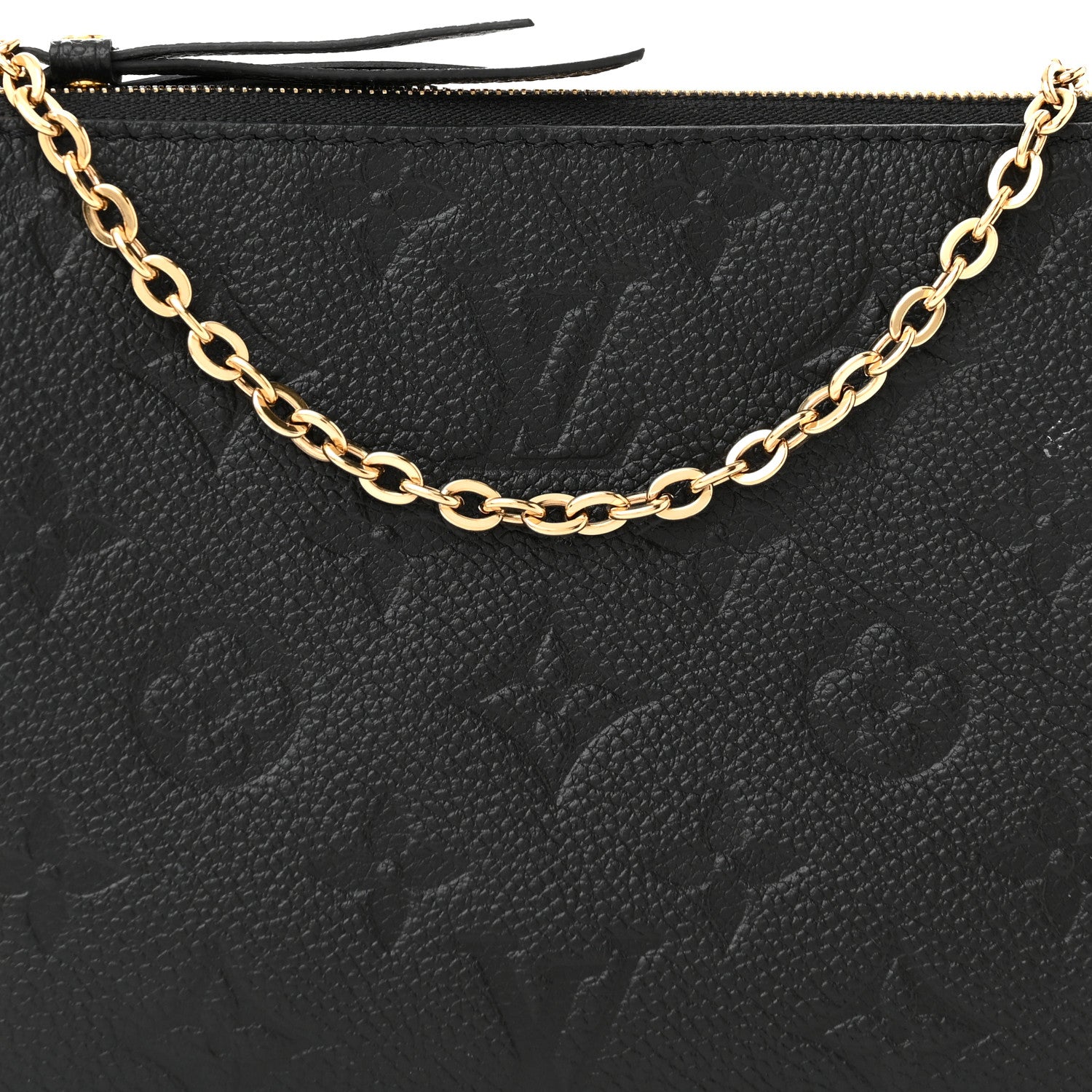 Louis Vuitton Empreinte Double Zip Pochette Black 8 of 11