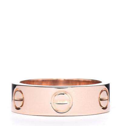 Cartier 18K Pink Gold 5.5mm LOVE Ring 49 4.75 3 of 4