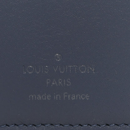 Louis Vuitton Calfskin Monogram Shadow Pocket Organizer Blue 6 of 7