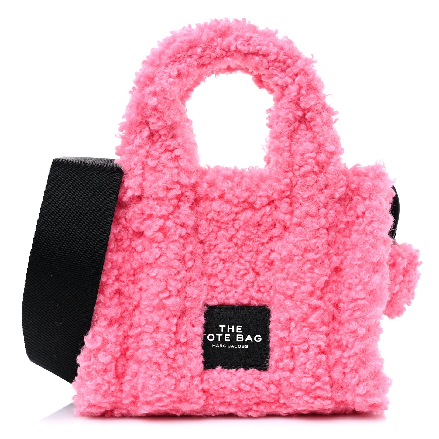 Polyester Cotton Mini The Teddy Traveler Tote Bag Pink
