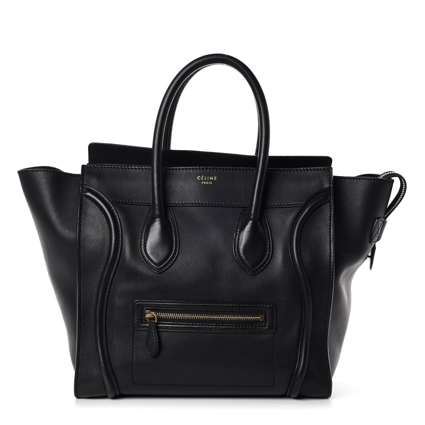 Smooth Calfskin Mini Luggage Black