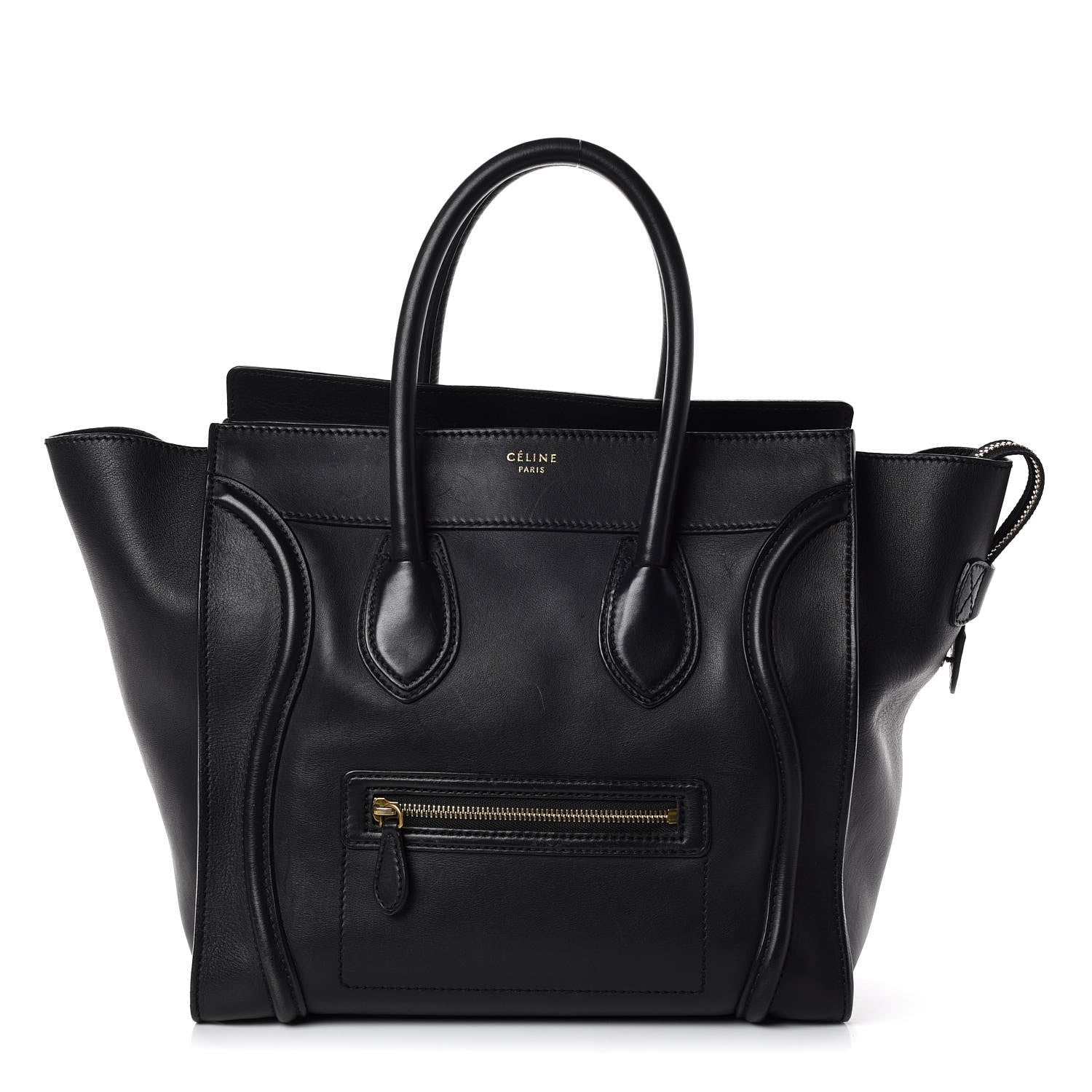 Celine Smooth Calfskin Mini Luggage Black 1 of 8