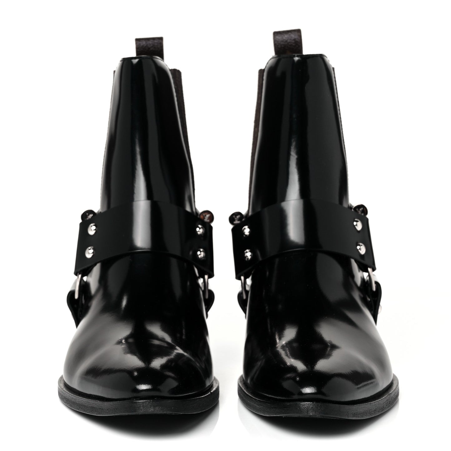 Calfskin Monogram Rhapsody Ankle Boots 38 Black