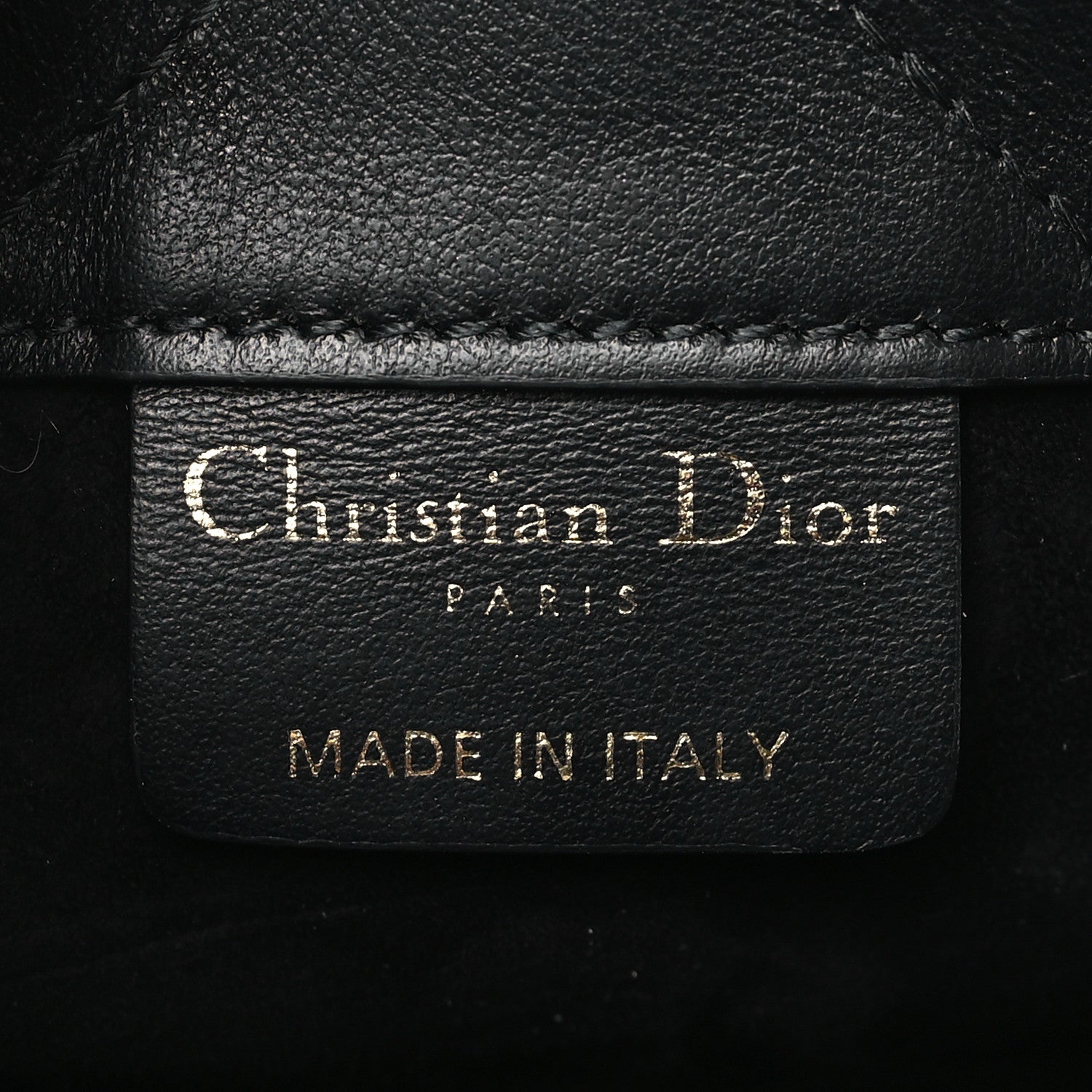 Christian Dior Calfskin Macrocannage Mini Book Tote Black 6 of 11