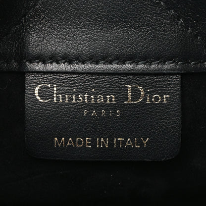 Christian Dior Calfskin Macrocannage Mini Book Tote Black 6 of 11