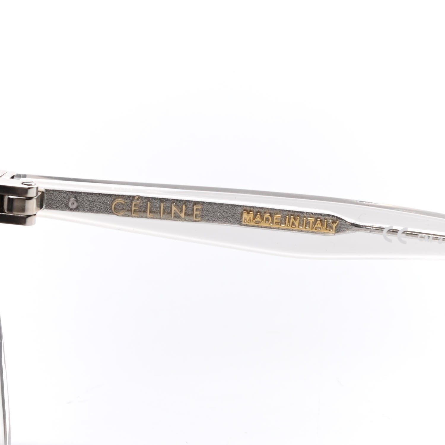 Celine Acetate Thin Shadow Sunglasses CL41435/S Transparent 6 of 7