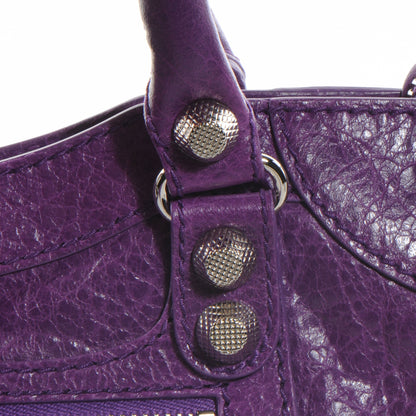 Balenciaga Agneau Giant 12 Silver Hardware Mini City Ultraviolet 10 of 11