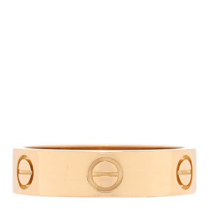 Cartier 18K Yellow Gold 5.5mm LOVE Ring 60 9 1 of 5