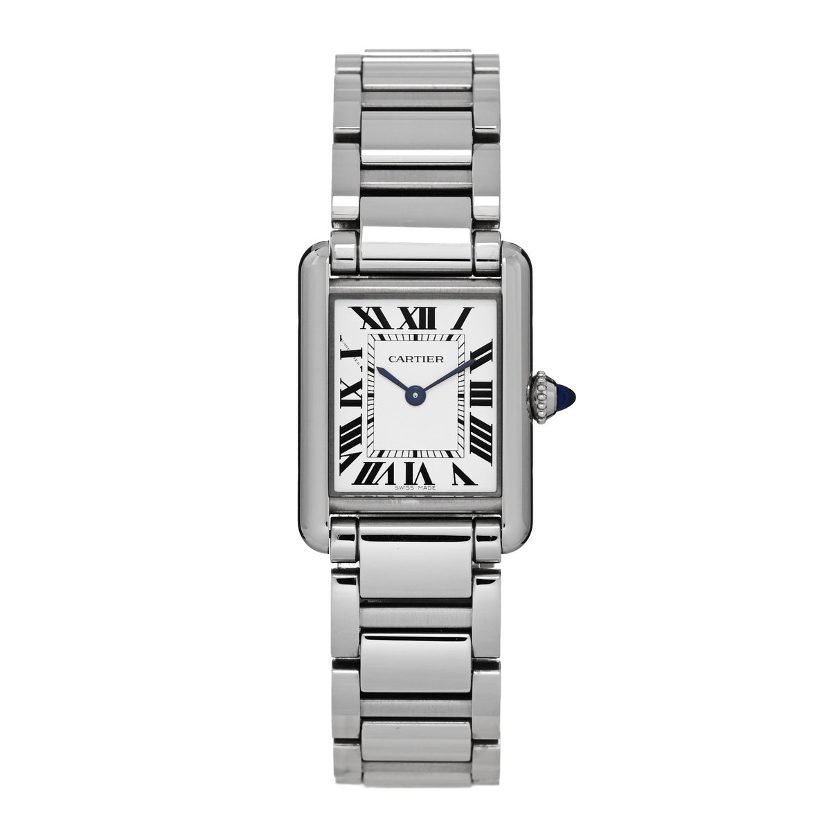 Cartier Stainless Steel 22mm Tank Must Quartz Watch 1 of 5