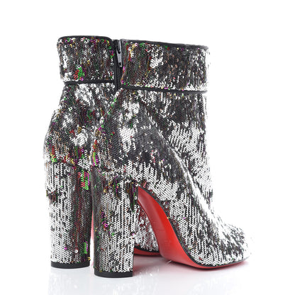 Christian Louboutin Paillettes Moulamax 100 Booties 37 Multicolor 4 of 11