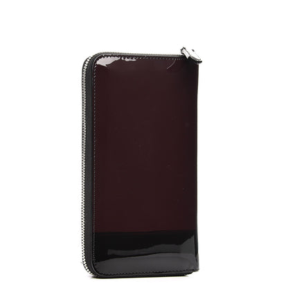 Burberry Patent Renfrew Zip Around Wallet Plum 3 of 9