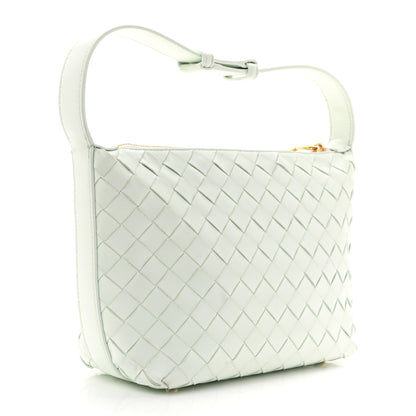Bottega Veneta Calfskin Nappa Intrecciato Mini Wallace Glacier Muse 3 of 13