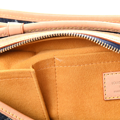Louis Vuitton Denim Raye Porte Epaule MM 7 of 12