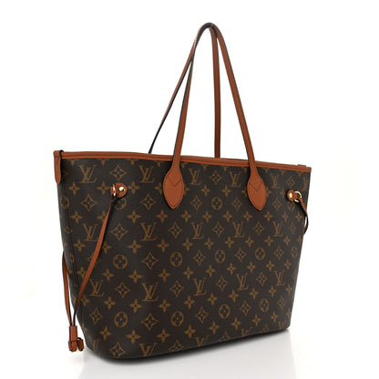 Louis Vuitton Monogram Calfskin Neo Neverfull Inside Out MM Tan 3 of 10