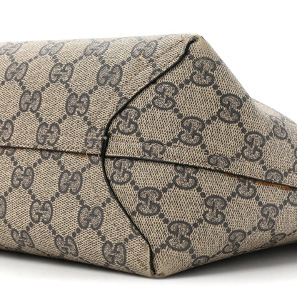 Gucci Calfskin GG Supreme Monogram Medium Reversible Tote Dark Brown 12 of 26